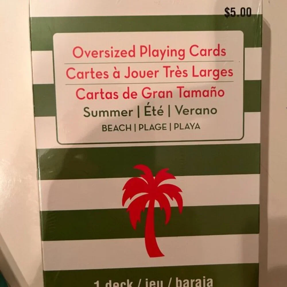 Jumbo Playing Cards‎ and 2 Regular Sets (new) (kids/x)